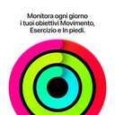 Apple Watch SE (3nd generation) SE 3 GPS, Cassa 40 mm in alluminio mezzanotte con Cinturino Sport blu marino - S/M