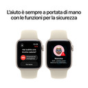 Apple Watch SE (3nd generation) SE 3 GPS, Cassa 40 mm in alluminio mezzanotte con Cinturino Sport blu marino - S/M