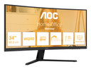 AOC B3 CU34B3E Monitor PC 86,4 cm (34") 3440 x 1440 Pixel Wide Quad HD LED Nero