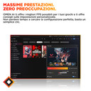 HP OMEN 16L Gaming Desktop PC TG03-0056nl PC AMD Ryzen™ 7 8700F 16 GB DDR5-SDRAM 512 GB SSD Windows 11 Home Tower AI PC Nero