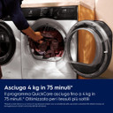 Electrolux EW6H1ZBG8C asciugatrice Libera installazione Caricamento frontale 8 kg Bianco