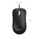 Microsoft Basic Optical mouse Ambidestro USB tipo A Ottico 800 DPI