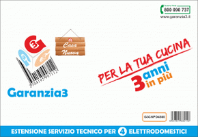 Garanzia3 Casa Nuova 4 Elettrodomestici Estensione 36 Mesi