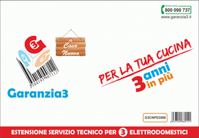 Garanzia3 Casa Nuova 3 Elettrodomestici Estensione 36 Mesi