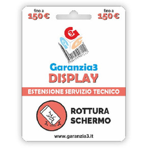 COPERTURA DISPLAY ROTTURA SCHERMO per prodotti fino a 150 €