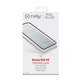 Celly FULLGLASS1010BK protezione per lo schermo e il retro dei telefoni cellulari Pellicola proteggischermo trasparente Samsung 1 pz