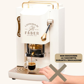 Faber Italia macchina per caffè Automatica/Manuale Macchina per caffè a cialde 1,3 L - Pure White