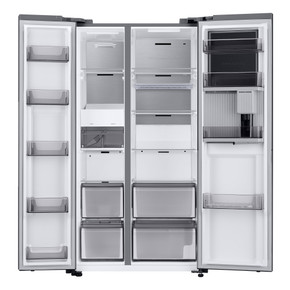 Samsung RH69B8941S9 frigorifero Side by Side con Beverage Center™ Libera installazione con Dispenser con allaccio idrico 645 L Classe E, Inox