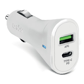 SBS TECRPD20W Caricabatterie per dispositivi mobili Smartphone, Tablet Bianco Accendisigari Ricarica rapida Auto SBS TECRPD20W Caricabatterie per dispositivi mobili Smartphone, Tablet Bianco Accendisigari Ricarica rapida Auto
