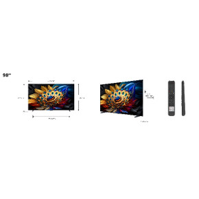 TCL C65 Series Serie C6 Smart TV QLED 4K 98" 98C655, 144Hz, audio Onkyo con subwoofer, Google TV TCL C65 Series Serie C6 Smart TV QLED 4K 98" 98C655, 144Hz, audio Onkyo con subwoofer, Google TV