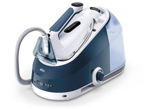 Braun Ferro da Stiro a Caldaia a carica continua 2400W 2LT piatra eloxal PLUS BLU
