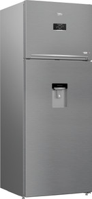 Beko RDNE455E40DXBN frigorifero con congelatore Libera installazione 406 L E Argento
