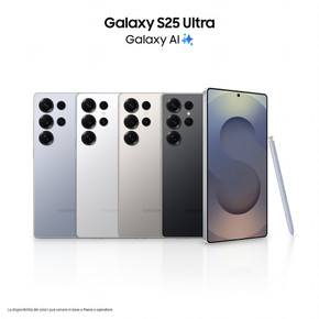 Samsung Galaxy S25 Ultra Smartphone AI, Display 6.9'' QHD+ Dynamic AMOLED 2X, Fotocamera 200MP, RAM 12GB, 512GB, 5.000 mAh, Titanium Gray Samsung Galaxy S25 Ultra Smartphone AI, Display 6.9'' QHD+ Dynamic AMOLED 2X, Fotocamera 200MP, RAM 12GB, 512GB, 5.000 mAh, Titanium Gray
