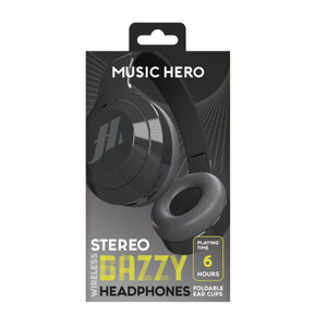SBS MHHEADBUZZYBTK cuffia e auricolare Wireless A Padiglione Musica e Chiamate USB tipo-C Nero