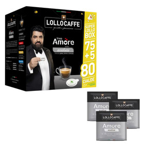 Lollo Caffè Amore Assoluto: Cialde Compostabili, Aroma Intenso 75+5 Lollo Caffè Amore Assoluto: Cialde Compostabili, Aroma Intenso 75+5