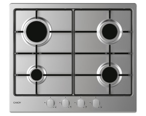 Candy Idea CHW6BRX Acciaio inox Da incasso 60 cm Gas 4 Fornello(i)