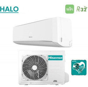 Hisense Climatizzatore Condizionatore Inverter Serie HALO 9000 Btu Wi-Fi Integrato A++/A+, CBYR094RG+ATYR094RW R32
