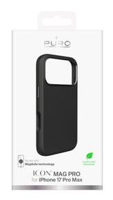 PURO PUIPC1763ICONMPBLK custodia per cellulare 17,4 cm (6.86") Cover Nero PURO PUIPC1763ICONMPBLK custodia per cellulare 17,4 cm (6.86") Cover Nero