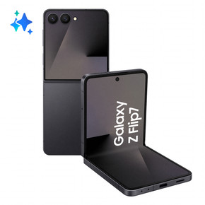 Samsung Galaxy Z Flip7 Smartphone AI, RAM 12GB, 512GB, Display 4,1" Super AMOLED/6,9" Dynamic AMOLED 2X, Fotocamera 50MP, Jetblack Samsung Galaxy Z Flip7 Smartphone AI, RAM 12GB, 512GB, Display 4,1" Super AMOLED/6,9" Dynamic AMOLED 2X, Fotocamera 50MP, Jetblack