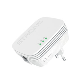 Strong POWERLWF600DUOMINI adattatore di rete PowerLine 600 Mbit/s Collegamento ethernet LAN Wi-Fi Bianco 2 pz