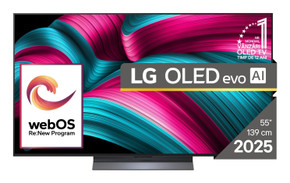 LG OLED evo AI OLED55C5 TV Serie C5 55'' 4K, α9 Gen8, Brightness Booster, 40W, 4 HDMI, VRR 144Hz, Smart TV WebOS 25