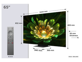 TCL C79K Serie Smart TV QD-MiniLED 4K 65" 65C79K, 144Hz, audio B&O, Dolby Vision IQ & Atmos, Google TV TCL C79K Serie Smart TV QD-MiniLED 4K 65" 65C79K, 144Hz, audio B&O, Dolby Vision IQ & Atmos, Google TV