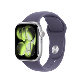 Apple Watch Series 11 GPS 42mm Cassa Alluminio Argento con Sport Band Viola Nebbia - M/L Apple Watch Series 11 GPS 42mm Cassa Alluminio Argento con Sport Band Viola Nebbia - M/L