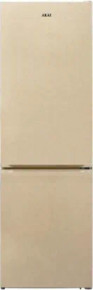 Frigorifero Combinato Akai AKFR380 295 Litri No Frost, Classe E, Colore Sabbia, Doppia Porta, Congelatore Inferiore