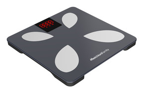 Melchioni PIUMA Quadrato Grigio, Bianco Bilancia pesapersone elettronica