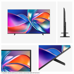 HISENSE Smart TV QLED 55" 4K Ultra HD 55E79Q Nero Dolby Vision, Quantum Dot e Game Mode