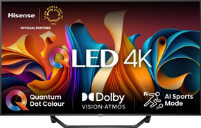 Hisense 65A79NQ 165,1 cm (65") 4K Ultra HD Smart TV Wi-Fi Nero 350 cd/m²