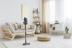 Hoover HF1, Aspirapolvere senza filo, Nero/Rosso, 0,9L, Senza sacchetto