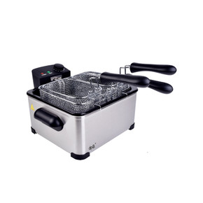 DPM Friggitrice Olio Professionale HD305 – 5 Litri 2000W Inox – Silver