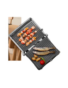 Master Bistecchiera 2 Piastre 2000W Inox con Piastre Estraibili