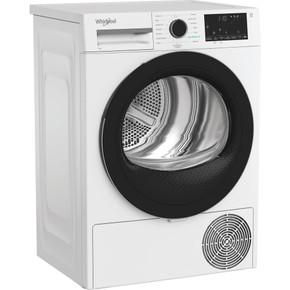 Whirlpool C WD R47M WBS IT, Capacità 7kg, classe C, colore White, Display digitale XL, porta nera, Slim | Profondità mobile: 46 cm, Wi-Fi