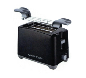 Master Tostapane TOAST04M-BK – 750W con 2 Pinze Acciaio – Nero