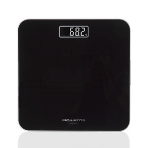 Rowenta Premiss 2.0, Bilancia da Bagno, Display LCD Facile da Leggere, Nero, BS1800
