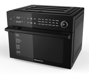 Melchioni 118340032 friggitrice Singolo 30 L Indipendente 1800 W Friggitrice ad aria calda Nero