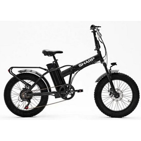 Sharp BK-FM02-EB Fat Bike elettrica pieghevole 20" 36V 13Ah Nero