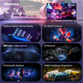 Hisense 75E79S PRO TV 190,5 cm (75") 4K Ultra HD Smart TV Wi-Fi Nero