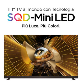 TCL X11L TV 85X11L SQD‑Mini LED da 85”, 4K UHD, 10.000 nit e 14.400 zone di dimming, Smart Google TV a 144Hz, Dolby Vision & Atmos, Audio Bang & Olufsen