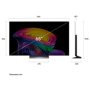 LG OLED evo AI 65'' Serie C6 OLED65C65LA, 4K, Brightness Booster, Processore α11 Gen3, VRR 165Hz,G-Sync, SMART TV 2026