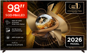 TCL X11L TV 98X11L SQD‑Mini LED da 98”, 4K UHD, 10.000 nit e 20.736 zone di dimming, Smart Google TV a 144Hz, Dolby Vision & Atmos, Audio Bang & Olufsen