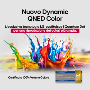 LG QNED AI 55QNED80A6A TV Serie QNED80 55'' 4K, α7 Gen8, HDR10, 20W, 3 HDMI con Game Optimizer, Smart TV WebOS 25