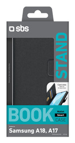 SBS TEWALSAA18K custodia per cellulare 17 cm (6.7") Custodia a borsellino Nero