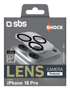 SBS TECAMGLIP1863P protezione per lo schermo e il retro dei telefoni cellulari Protezione per obiettivo della fotocamera Apple 1 pz