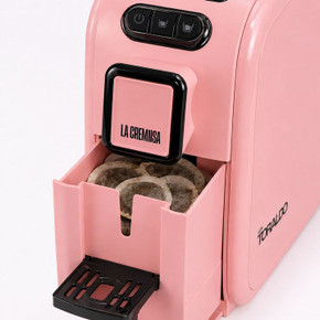 Toraldo La Cremosa Macchina Caffè a Cialde Rosa 1100W 19 Bar