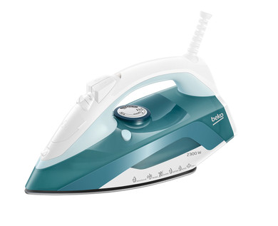 Beko SIM4123T Ferro a vapore Ceramica 2300 W Verde, Bianco