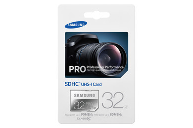 Samsung 32GB, SDHC, Pro UHS Classe 10