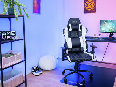 Trust GXT 708W Resto Sedia per gaming universale Nero, Bianco